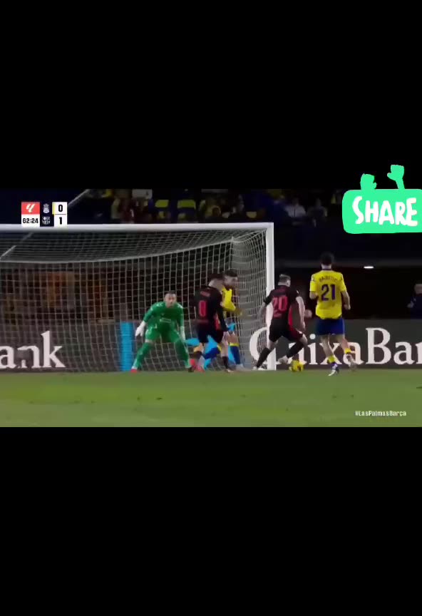 Las Palmas 0 VS 2 Barcelona goals higl
