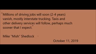 Mish Mike Shedlock Autonomous Trucking Prediction