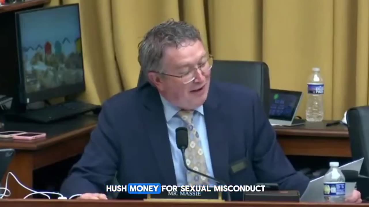 Thomas Massie: “Congress has paid over $17 million in hush money for se*ual misconduct inside