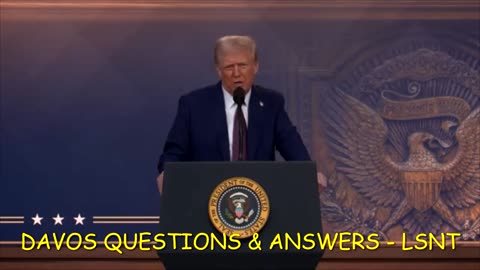 Donald Trump: Questions & Answers Davos 2025