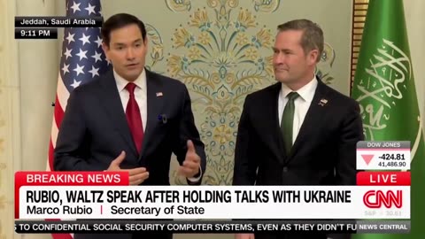 MARCO RUBIO: We've offered Ukraine an immediate ceasefire. They accepted.