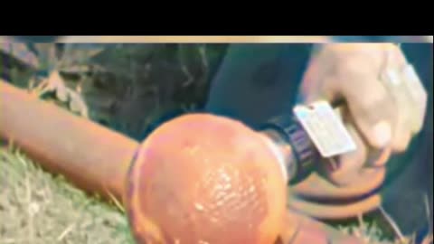 Allied training film unveils anti-tank sticky grenade #Colourized footage 🎥 💥
