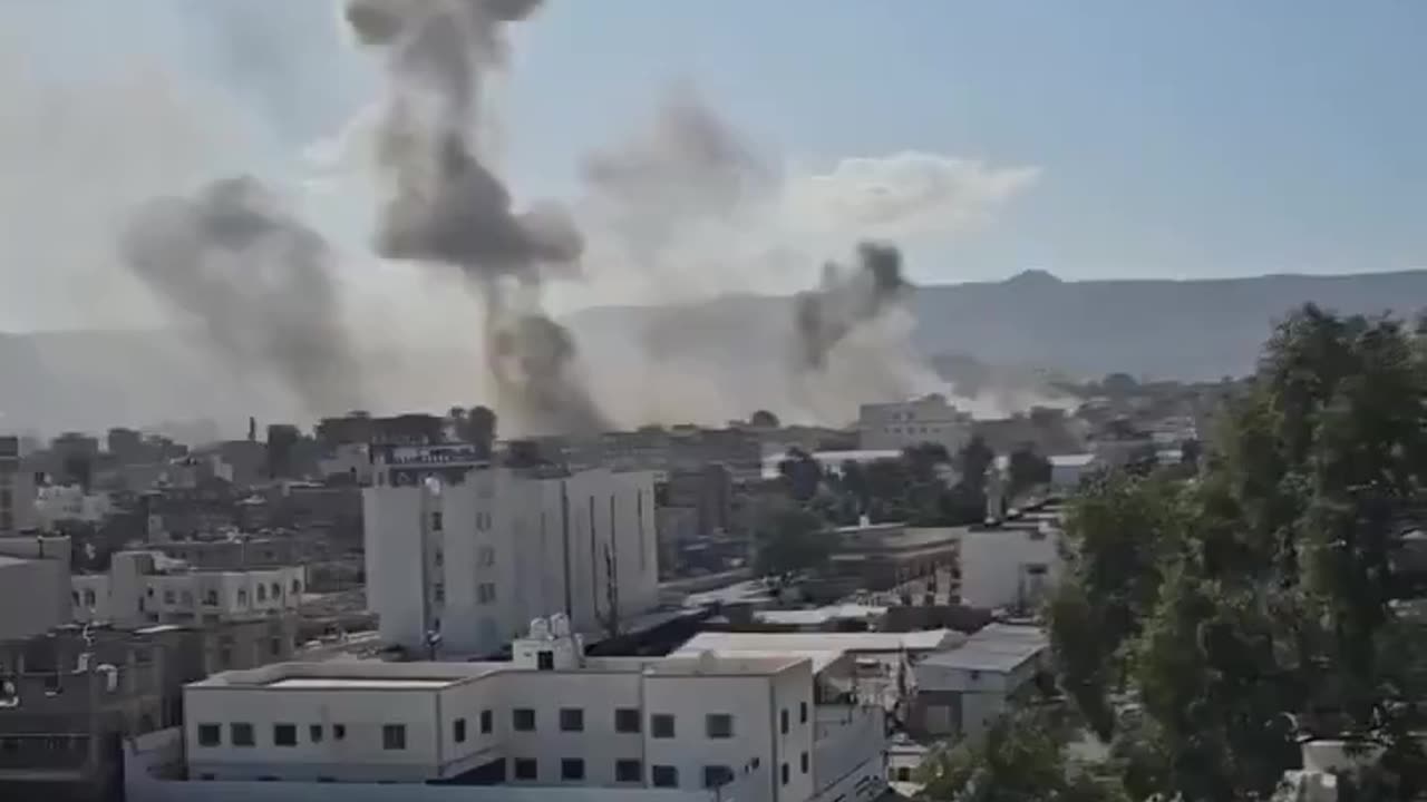 BREAKING: US-led coalition targets Houthis in massive strikes on Sanaa.