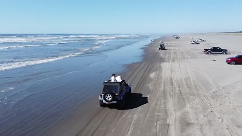 Driving At The Sea Shore