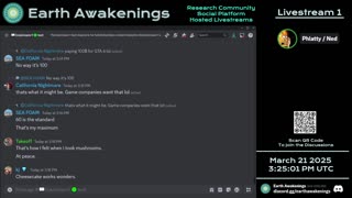 Earth Awakenings - Livestream 1 - #3055 - Live on Rumble/Youtube/X-Twitter/Twitch