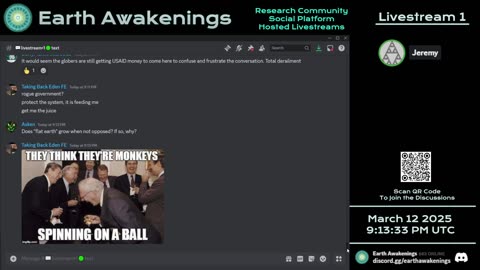 Earth Awakenings - Livestream 1 - #3033 - Live on Rumble/Youtube/X-Twitter/Twitch