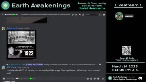 Earth Awakenings - Livestream 1 - #3040 - Live on Rumble/Youtube/X-Twitter/Twitch