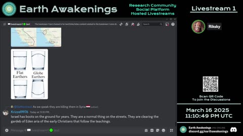 Earth Awakenings - Livestream 1 - #3046 - Live on Rumble/Youtube/X-Twitter/Twitch