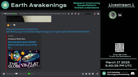 Earth Awakenings - Livestream 1 - #3046 - Live on Rumble/Youtube/X-Twitter/Twitch