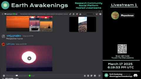 Earth Awakenings - Livestream 1 - #3046 - Live on Rumble/Youtube/X-Twitter/Twitch