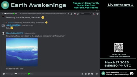 Earth Awakenings - Livestream 1 - #3046 - Live on Rumble/Youtube/X-Twitter/Twitch