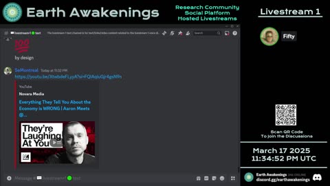 Earth Awakenings - Livestream 1 - #3048 - Live on Rumble/Youtube/X-Twitter/Twitch