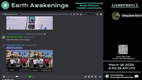 Earth Awakenings - Livestream 1 - #3048 - Live on Rumble/Youtube/X-Twitter/Twitch