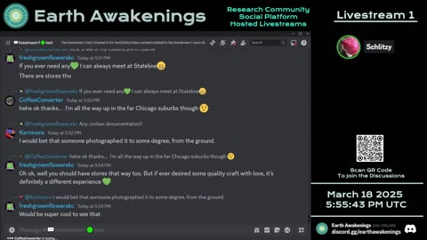 Earth Awakenings - Livestream 1 - #3048 - Live on Rumble/Youtube/X-Twitter/Twitch