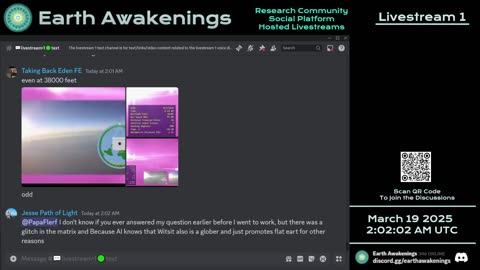 Earth Awakenings - Livestream 1 - #3048 - Live on Rumble/Youtube/X-Twitter/Twitch