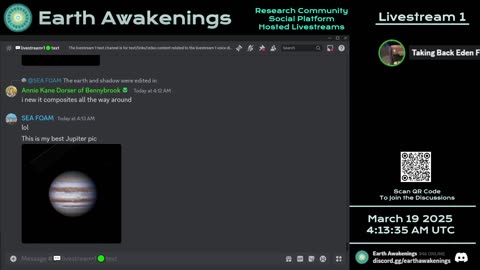 Earth Awakenings - Livestream 1 - #3048 - Live on Rumble/Youtube/X-Twitter/Twitch