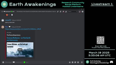 Earth Awakenings - Livestream 1 - #3048 - Live on Rumble/Youtube/X-Twitter/Twitch