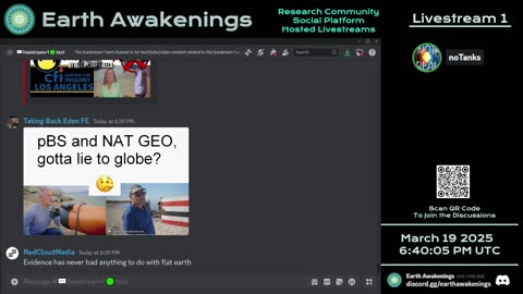 Earth Awakenings - Livestream 1 - #3048 - Live on Rumble/Youtube/X-Twitter/Twitch