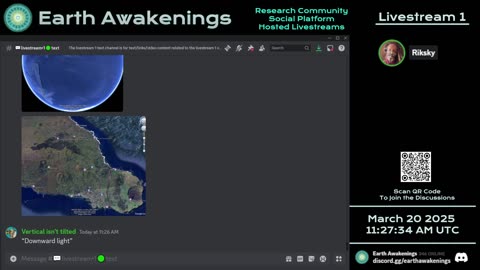 Earth Awakenings - Livestream 1 - #3052 - Live on Rumble/Youtube/X-Twitter/Twitch