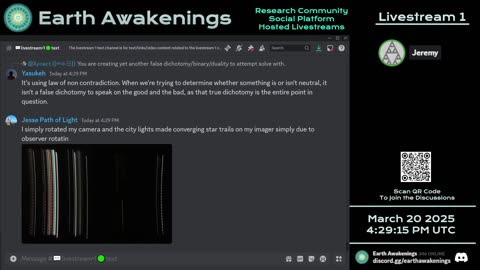 Earth Awakenings - Livestream 1 - #3052 - Live on Rumble/Youtube/X-Twitter/Twitch