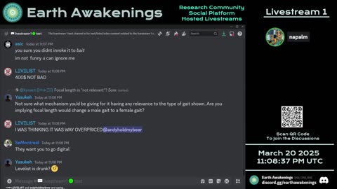 Earth Awakenings - Livestream 1 - #3052 - Live on Rumble/Youtube/X-Twitter/Twitch