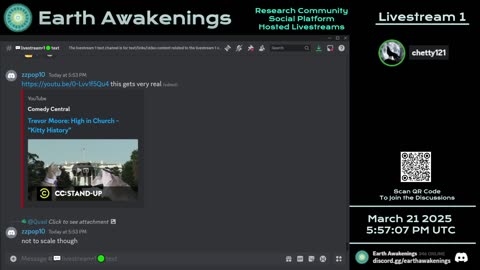 Earth Awakenings - Livestream 1 - #3055 - Live on Rumble/Youtube/X-Twitter/Twitch