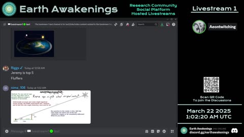 Earth Awakenings - Livestream 1 - #3055 - Live on Rumble/Youtube/X-Twitter/Twitch