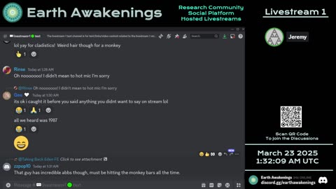 Earth Awakenings - Livestream 1 - #3055 - Live on Rumble/Youtube/X-Twitter/Twitch