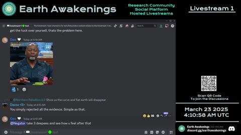 Earth Awakenings - Livestream 1 - #3055 - Live on Rumble/Youtube/X-Twitter/Twitch