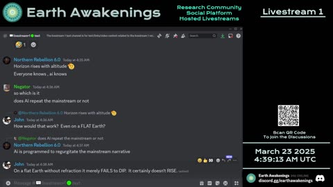 Earth Awakenings - Livestream 1 - #3055 - Live on Rumble/Youtube/X-Twitter/Twitch