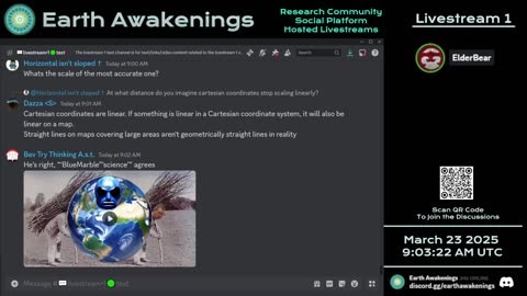 Earth Awakenings - Livestream 1 - #3058 - Live on Rumble/Youtube/X-Twitter/Twitch