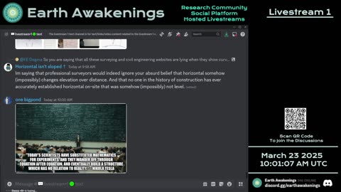 Earth Awakenings - Livestream 1 - #3058 - Live on Rumble/Youtube/X-Twitter/Twitch