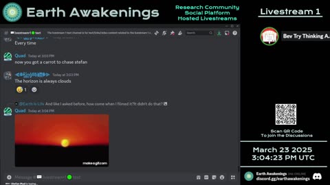 Earth Awakenings - Livestream 1 - #3058 - Live on Rumble/Youtube/X-Twitter/Twitch