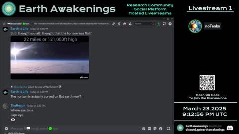 Earth Awakenings - Livestream 1 - #3058 - Live on Rumble/Youtube/X-Twitter/Twitch