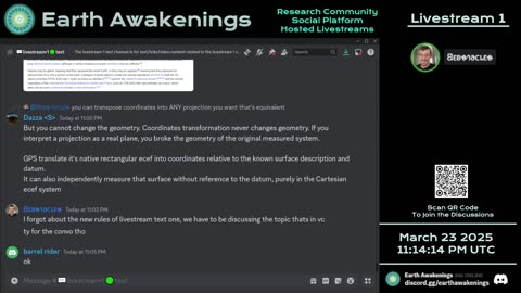 Earth Awakenings - Livestream 1 - #3058 - Live on Rumble/Youtube/X-Twitter/Twitch