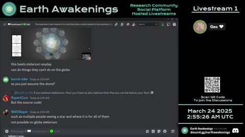 Earth Awakenings - Livestream 1 - #3058 - Live on Rumble/Youtube/X-Twitter/Twitch