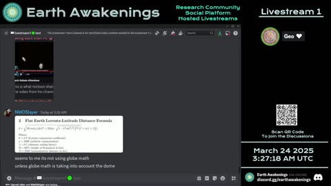 Earth Awakenings - Livestream 1 - #3058 - Live on Rumble/Youtube/X-Twitter/Twitch