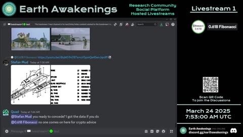 Earth Awakenings - Livestream 1 - #3058 - Live on Rumble/Youtube/X-Twitter/Twitch