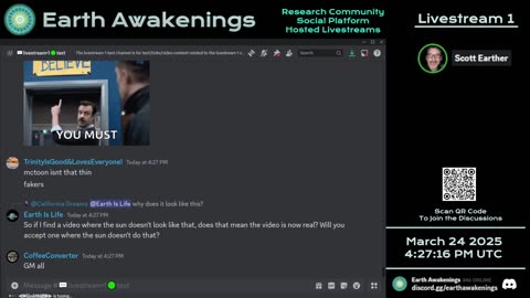 Earth Awakenings - Livestream 1 - #3060 - Live on Rumble/Youtube/X-Twitter/Twitch