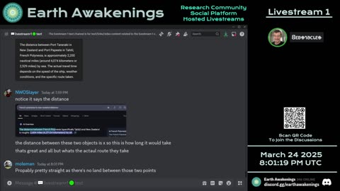 Earth Awakenings - Livestream 1 - #3060 - Live on Rumble/Youtube/X-Twitter/Twitch