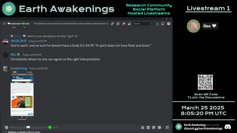 Earth Awakenings - Livestream 1 - #3062 - Live on Rumble/Youtube/X-Twitter/Twitch