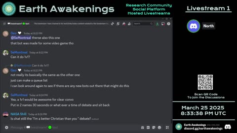 Earth Awakenings - Livestream 1 - #3062 - Live on Rumble/Youtube/X-Twitter/Twitch