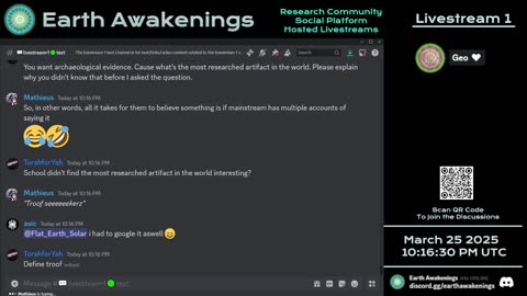 Earth Awakenings - Livestream 1 - #3062 - Live on Rumble/Youtube/X-Twitter/Twitch