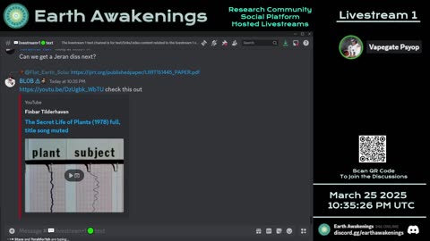 Earth Awakenings - Livestream 1 - #3062 - Live on Rumble/Youtube/X-Twitter/Twitch