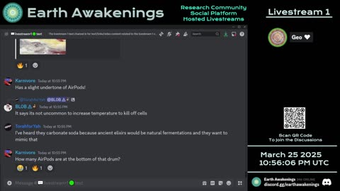 Earth Awakenings - Livestream 1 - #3062 - Live on Rumble/Youtube/X-Twitter/Twitch