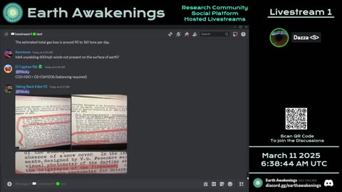 Earth Awakenings - Livestream 1 - #3030 - Live on Rumble/Youtube/X-Twitter/Twitch