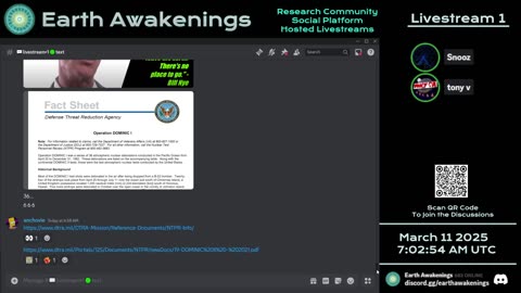 Earth Awakenings - Livestream 1 - #3030 - Live on Rumble/Youtube/X-Twitter/Twitch