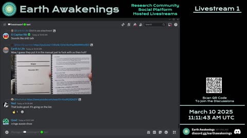 Earth Awakenings - Livestream 1 - #3030 - Live on Rumble/Youtube/X-Twitter/Twitch