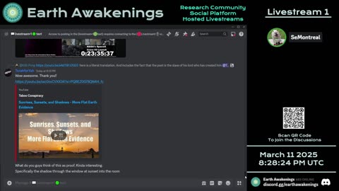 Earth Awakenings - Livestream 1 - #3030 - Live on Rumble/Youtube/X-Twitter/Twitch