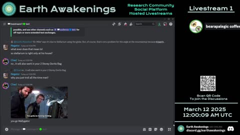 Earth Awakenings - Livestream 1 - #3030 - Live on Rumble/Youtube/X-Twitter/Twitch